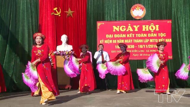 Ngày hội đại đoàn kết toàn dân tộc thôn Kiến Long, xã Hưng Lộc, huyện Hậu Lộc