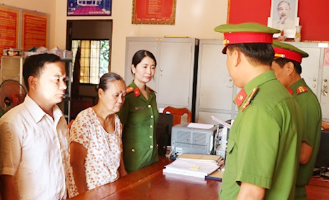 C&ocirc;ng an Tr&agrave; Vinh khởi tố bị can đối với b&agrave; V&otilde; Thị Ngọc Yến (X).