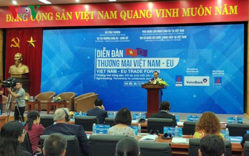 Diễn đàn Thương mại Việt Nam – EU với chủ đề: Thương mại nông sản – đối tác phát triển bền vững.