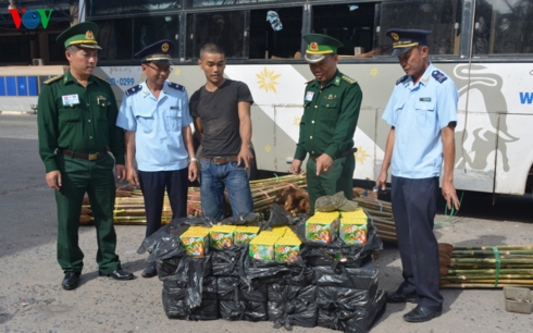 Số tang vật bị thu giữ.