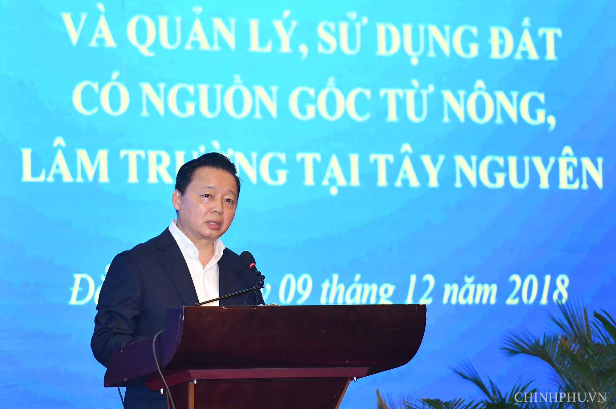 Bộ trưởng Trần Hồng Hà phát biểu tại Hội nghị. - Ảnh: VGP/Quang Hiếu
