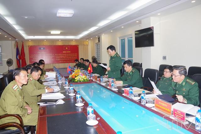 Hội đàm hợp tác đảm bảo an ninh biên giới giữa BĐBP 3 tỉnh Thanh Hóa, Nghệ An, Sơn La và Ban Chỉ huy An ninh tỉnh Hủa Phăn