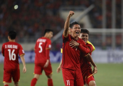 Bàn thắng duy nhất của Anh Đức giúp Việt Nam giành chức vô địch AFF Cup lần thứ 2. (Ảnh: N.K)