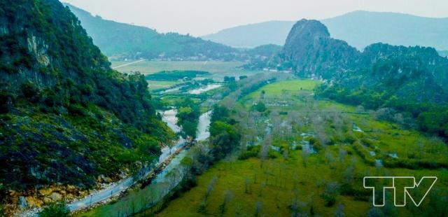 Toàn cảnh khu du lịch Vĩnh An, Vĩnh Lộc.