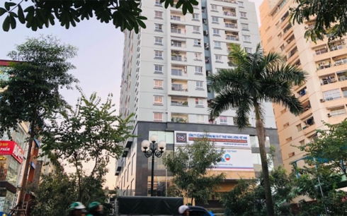 Chung cư Nông sản, số 25 Tân Mai, quận Hoàng Mai.
