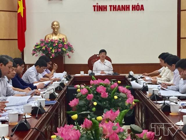 Chủ tịch UBND tỉnh Nguyễn Đình Xứng chủ trì hội nghị