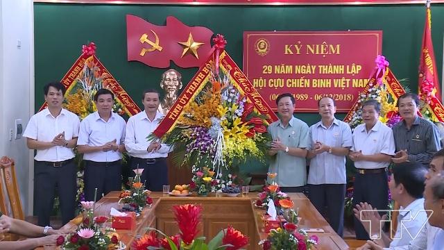 đồng chí Đỗ Minh Tuấn, Phó bí thư Tỉnh uỷ đã chúc mừng Hội cựu chiến binh tỉnh Thah Hóa