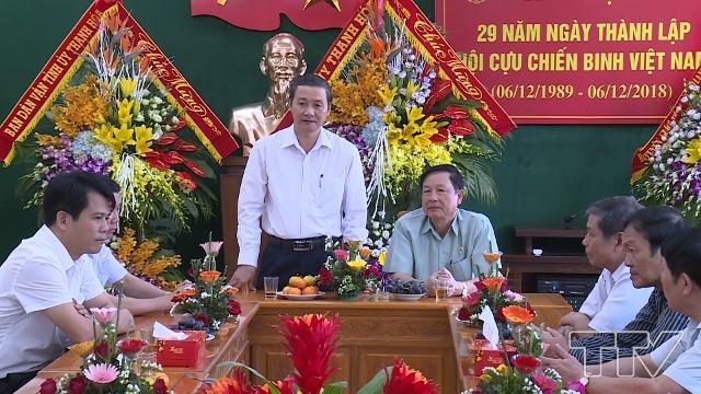  đồng chí Đỗ Minh Tuấn, Phó Bí thư Tỉnh uỷ  ghi nhận và đánh giá cao những đóng góp của các cấp hội, lực lượng cựu chiến binh đối với sự phát triển kinh tế-xã hội