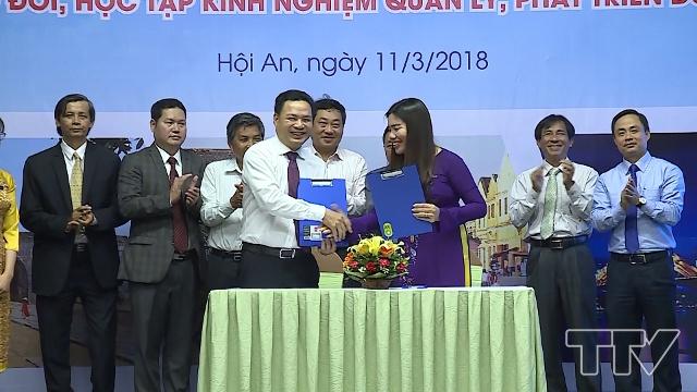  biên bản ghi nhớ hợp tác phát triển du lịch giữa Thanh Hóa và Quảng Nam, Đà Nẵng đã được ký kết, tạo điều kiện cho Thanh Hóa và các địa phương tăng cường sự kết nối, hợp tác, phát triển du lịch.
