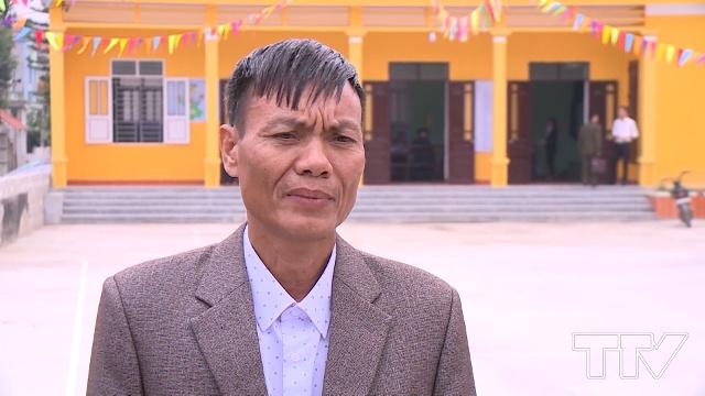 Ông  Nguyễn Thành  Chung- Chủ tịch UBND xã Hà Tân, huyện Hà Trung: “Chúng tôi đã động viên doanh nghiệp đầu tư cơ sở hạ tầng  nông thôn đáp ứng yêu cầu đs sinh hoạt nhân dân... và đảm bảo Tiêu chí nông thôn mới”