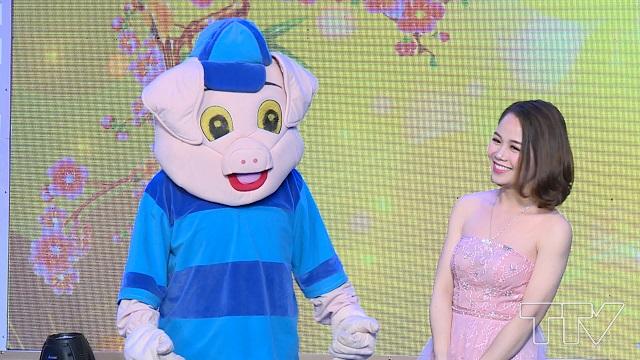 Chị Lương Trang và anh Heo mập.