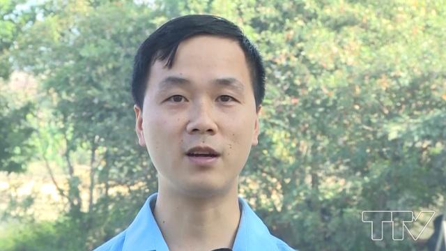 Anh Khương Văn Nam- Công ty CP chăn nuôi và chuyển giao công nghệ Yên Định:  &quot;Cái dễ của công nghệ là tự động, chúng tôi sẽ tiêp thu, vận hành, bảo quản thiết bị tốt để đem lại hiệu quả cao khi xử lý nước thải &quot;