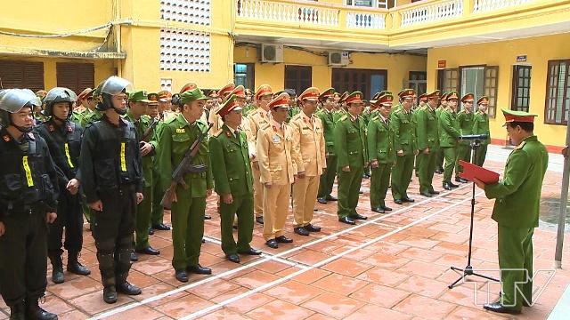 Công an thành phố Thanh Hóa ra quân trấn áp tội phạm, bảo đảm an ninh trật tự Tết Nguyên đán Kỷ Hợi 2019