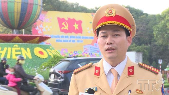 Thiếu tá Bùi Khắc Vân - Phó đội trưởng Đội CSGT Công an thành phố Thanh Hóa: Kể từ khi thành lập Tổ công tác đặc biệt 135 đã đạt được kết quả cao góp phần đảm bảo an ninh trật tự trên địa bàn thành phố Thanh Hóa, đã kiềm chế được tai nạn giao thông trên địa bàn.