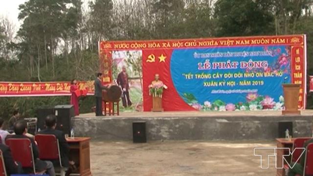    Huyện Như Xuân tổ chức tết trồng cây Xuân Kỷ Hợi năm 2019