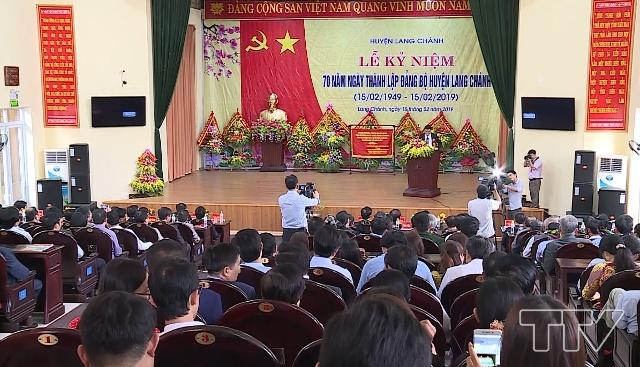 Kỷ niệm 70 năm Ngày thành lập Đảng bộ huyện Lang Chánh
