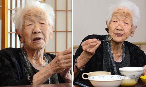 Cụ Tanaka. Ảnh: Daily Express.