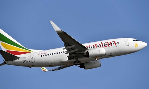 Một máy bay của hãng hàng không Ethiopian Airlines. Ảnh: Reuters.