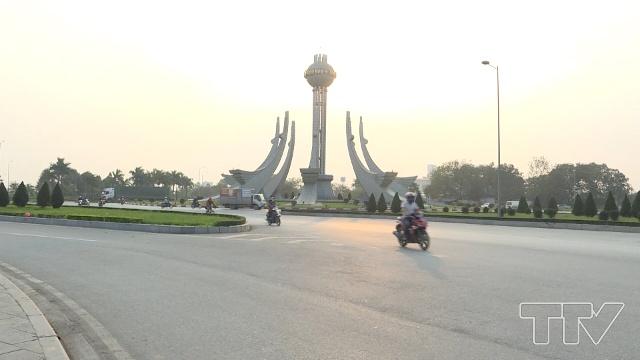 Khu vực vòng xuyến QL1 vào thành phố Thanh Hóa.