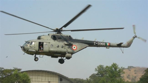 Một máy bay Mi-17 V5 biên chế trong Không quân Ấn Độ cùng loại với chiếc máy bay bị bắn hạ (Ảnh Press TV)