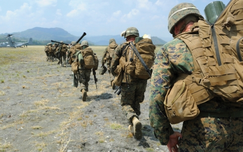 Các binh sỹ Mỹ và Philippines trong cuộc tập trận Balikatan năm 2013. Ảnh: USNI News
