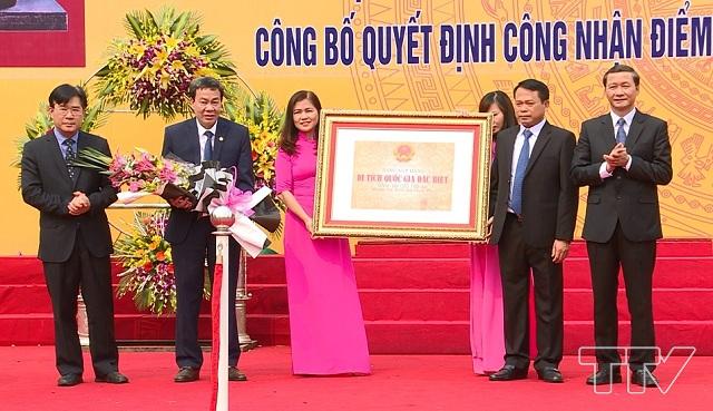 Khu di tích Đền thờ Lê Hoàn, xã Xuân Lập, huyện Thọ Xuân vinh dự được đón bằng xếp hạng di tích Quốc gia đặc biệt - Di tích kiến trúc nghệ thuật Đền thờ Lê Hoàn