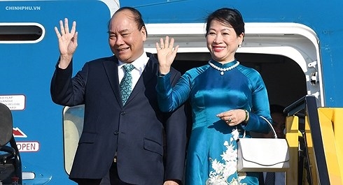 Thủ tướng Nguyễn Xuân Phúc và phu nhân. (Ảnh: VGP)