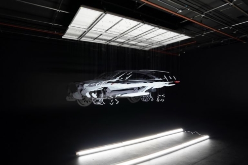Hình ảnh 3D của mẫu Toyota Highlander 2020 được tạo bởi nghệ sĩ thực tế ảo Michael Murphy.