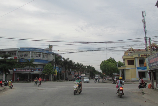 Thị trấn Hậu Lộc.
