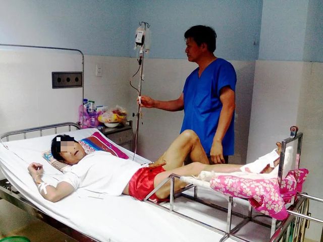 Ông Đốc đang được điều trị tại Bệnh viện Đa khoa khu vực Quảng Nam