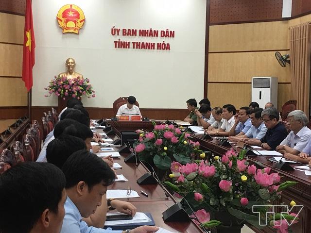 Chủ tịch UBND tỉnh Nguyễn Đình Xứng chủ trì tại điểm cầu Thanh Hóa