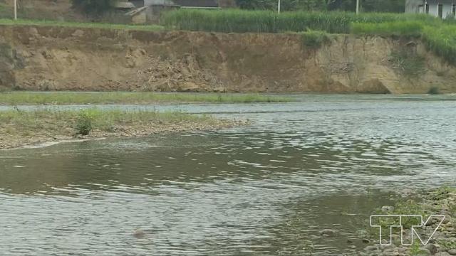 Khu vực sông xảy ra vụ đuối nước ngày 7/4.