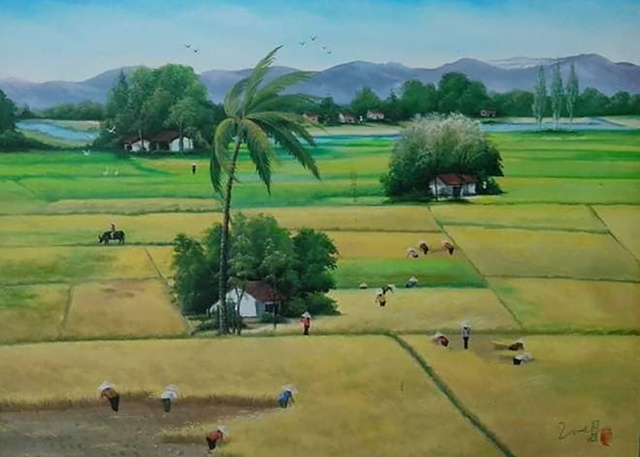 L&agrave; Ph&oacute; b&iacute; thư Đo&agrave;n trường, thầy H&ugrave;ng kết hợp nội dung tuy&ecirc;n truyền cho Chi đội v&agrave; Chi đo&agrave;n nh&agrave; trường về t&igrave;nh y&ecirc;u qu&ecirc; hương đất nước.