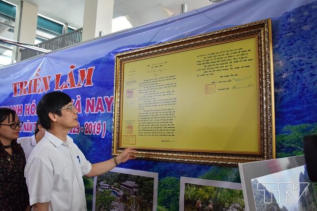 Chủ tịch UBND tỉnh rất ấn tượng với  bản “Giấy khai sinh” của huyện Quan Hóa