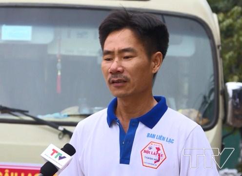Ông Nguyễn Văn Thông - Chủ nhiệm CLB lái xe Thanh Hóa: Tất cả những thành viên trong CLB chúng tôi đều mưu sinh bằng nghề ngồi sau vô lăng do đó việc kêu gọi mọi người lái xe an toàn luôn được chúng tôi tăng cường tuyên truyền không chỉ để nhắc ở anh em đảm bảo an toàn cho chính mà còn cho hành khách
