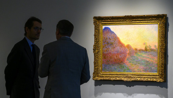 Bức tranh vừa bán với giá kỷ lục 110,7 triệu USD của danh họa Monet - Ảnh: AFP