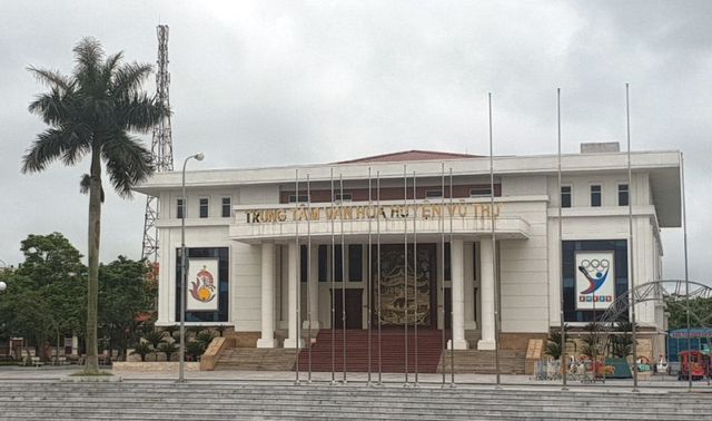 Trung t&acirc;m Văn h&oacute;a huyện Vũ Thư, nơi xảy ra sự việc