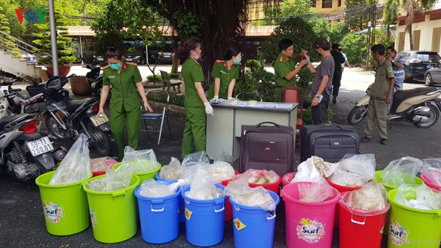 Qua kiểm đếm số tang vật thu giữ trên 500 kg ma túy Ketamin.
