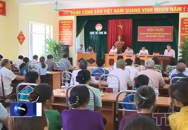 Đại biểu Hội đồng nhân dân tỉnh tiếp xúc cử tri tại thành phố Thanh Hóa
