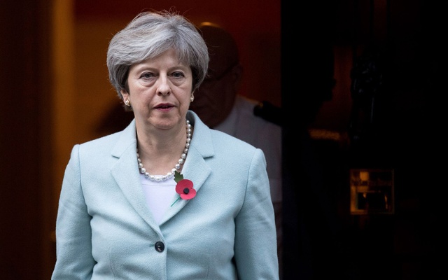 Thủ tướng Theresa May. Ảnh: Axios