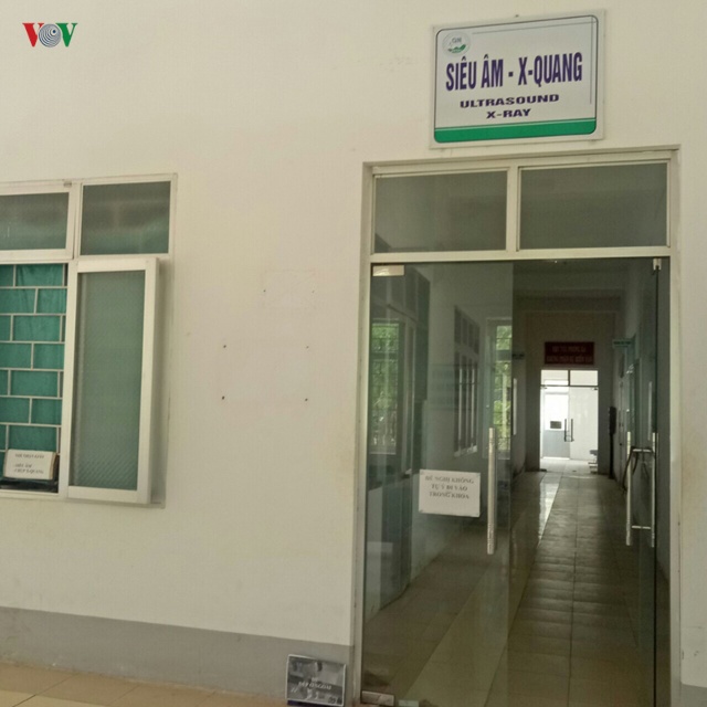 Khu vực chụp X quang - nơi xảy ra vụ việc