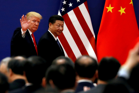 Hai nhà lãnh đạo Mỹ - Trung trong cuộc gặp tại Bắc Kinh tháng 11-2017 - Ảnh: REUTERS