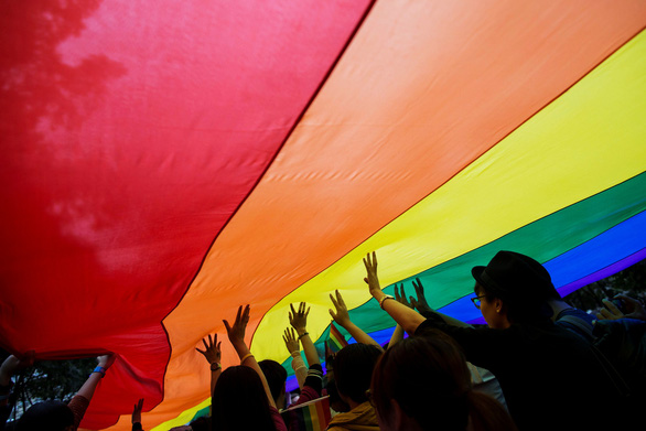 Tuần lễ ShanghaiPRIDE, diễn ra tại thành phố Thượng Hải (Trung Quốc) - Ảnh: REUTERS