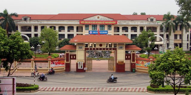 Trụ sở UBND huyện Vĩnh Tường, tỉnh Vĩnh Phúc - nơi xảy ra vụ việc nhận hối lộ gây rúng động dư luận cả nước.