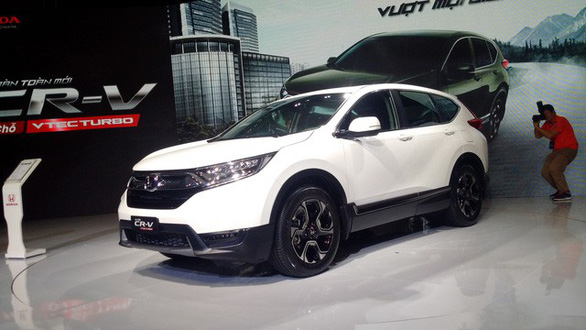 Mẫu xe Honda CR-V trong một lần ra mắt tại thị trường Việt Nam - Ảnh: TL