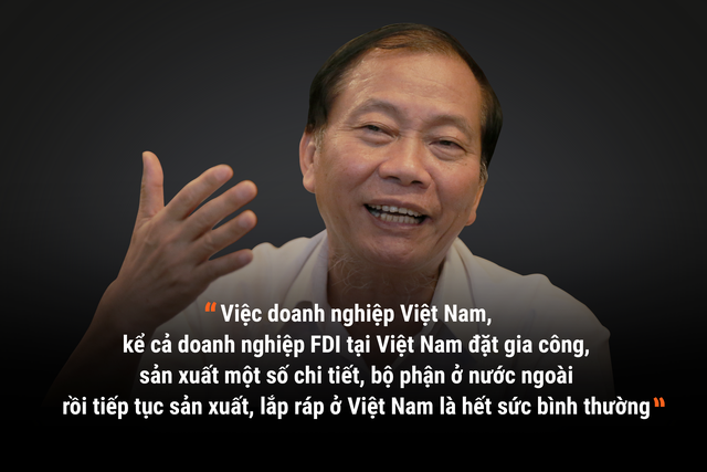 Ông Hoàng Quang Phòng, Phó Chủ tịch Phòng Thương mại và Công nghiệp Việt Nam đã có những chia sẻ làm rõ hơn xung quanh vấn đề nhập khẩu linh kiện, nguyên phụ liệu… từ Trung Quốc về Việt Nam hiện nay.