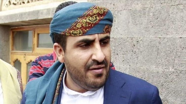 Người phát ngôn của lực lượng Houthi Mohamed Abdel Salam. Ảnh AFP