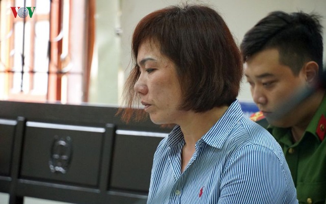 Bị cáo Nguyễn Thị Nga đã thành khẩn tại Tòa sơ thẩm sáng nay.