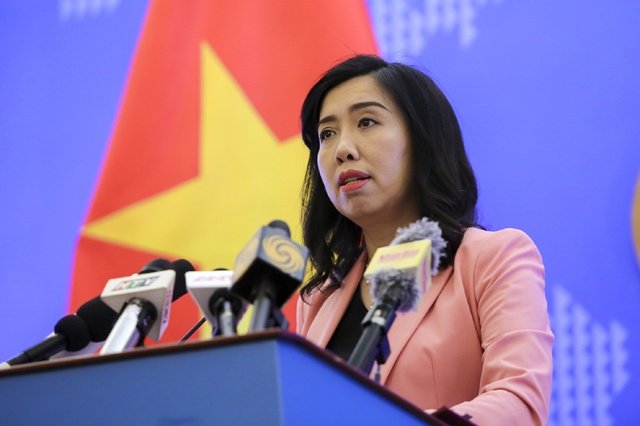 Người phát ngôn Bộ Ngoại giao Việt Nam Lê Thị Thu Hằng.