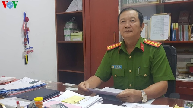 Thượng t&aacute; V&otilde; Văn Trai, Ph&oacute; trưởng ph&ograve;ng Cảnh s&aacute;t điều tra tội phạm ma tu&yacute;, C&ocirc;ng an TP.HCM.